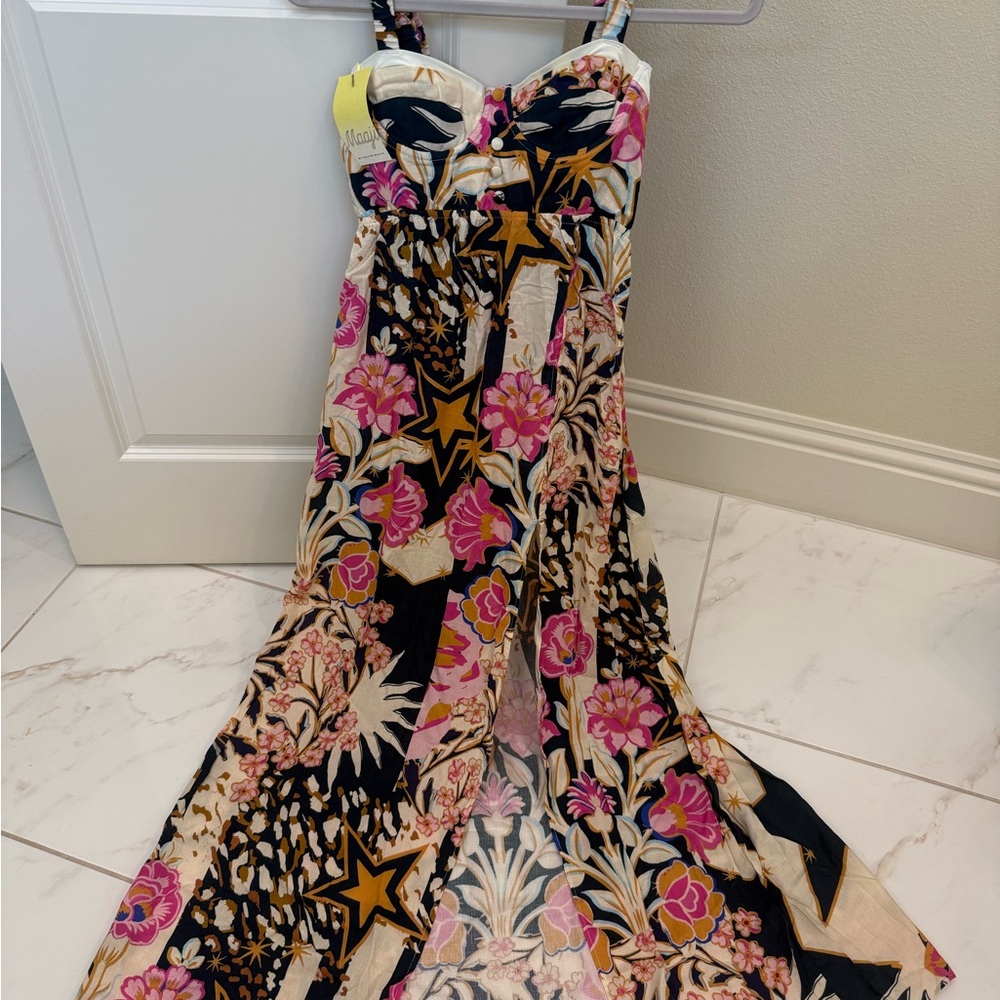 Maaji Patchwork Rose Evangeline Long Dress